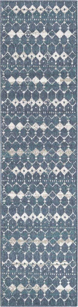 2' x 8' Easy-Clean Trellis Indoor / Outdoor Runner Rug
