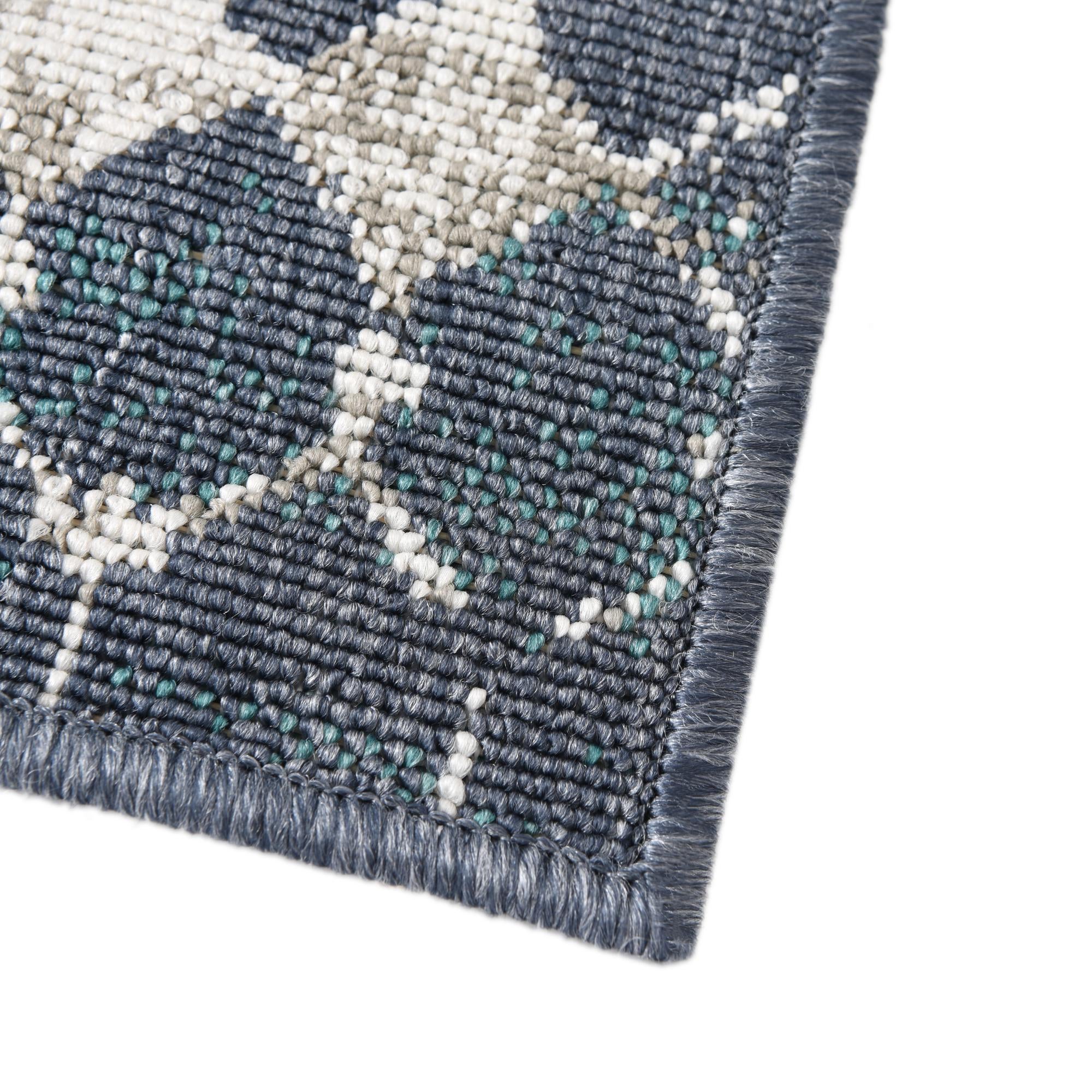 2' x 8' Easy-Clean Trellis Indoor / Outdoor Runner Rug
