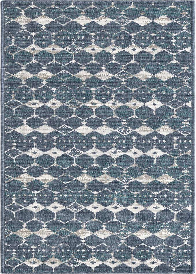 2' x 6' Easy-Clean Trellis Indoor / Outdoor Runner Rug
