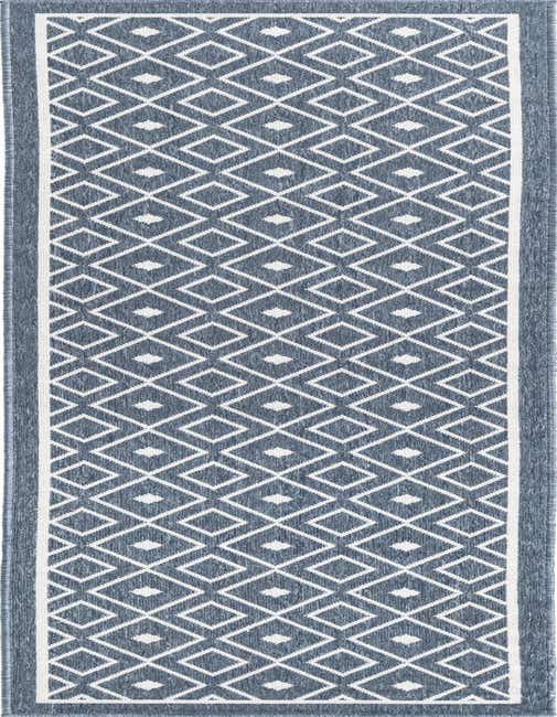2' x 8' Easy-Clean Trellis Indoor / Outdoor Runner Rug