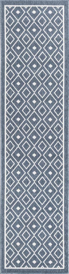Detail image of 2' x 8' Easy-Clean Trellis Indoor / Outdoor Runner Rug