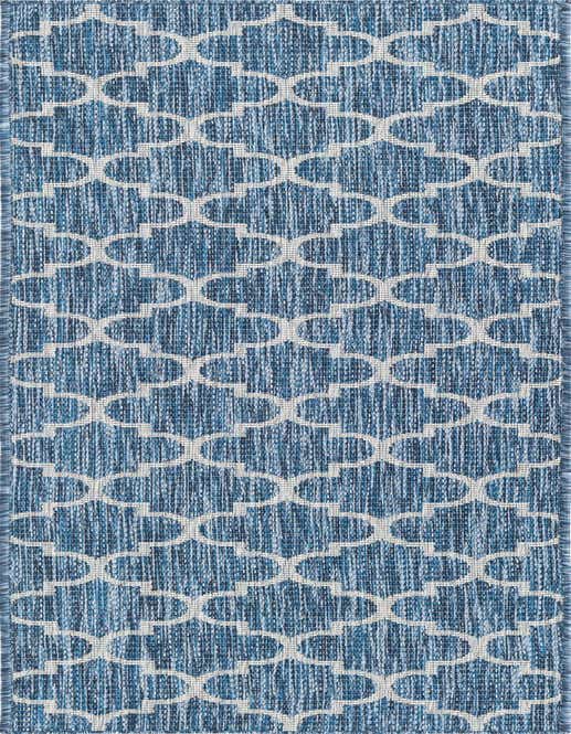 2' x 8' Easy-Clean Trellis Indoor / Outdoor Runner Rug