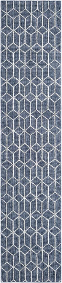 Detail image of 2' 7 x 12' Easy-Clean Trellis Indoor / Outdoor Runner Rug