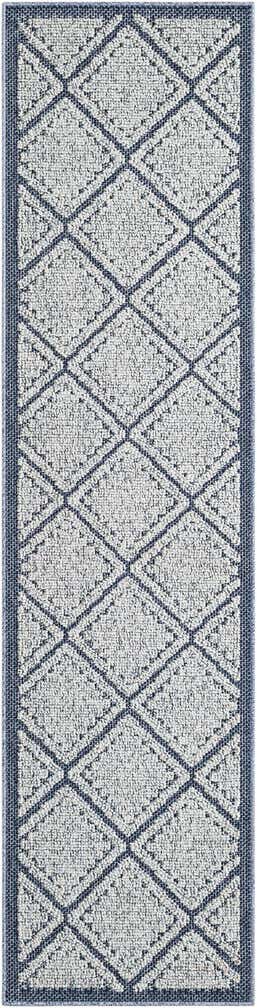 2' x 8' Easy-Clean Trellis Indoor / Outdoor Runner Rug
