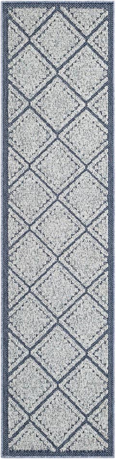 Detail image of 2' x 8' Easy-Clean Trellis Indoor / Outdoor Runner Rug