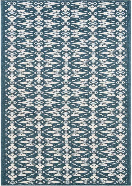 2' 7 x 12' Easy-Clean Trellis Indoor / Outdoor Runner Rug