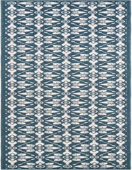2' 7 x 12' Easy-Clean Trellis Indoor / Outdoor Runner Rug