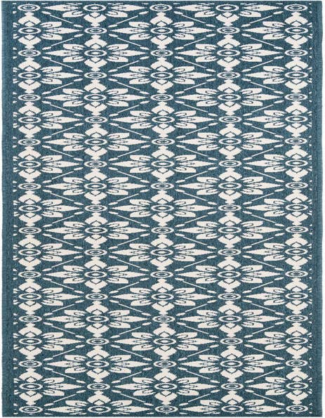 Detail image of 2' 7 x 12' Easy-Clean Trellis Indoor / Outdoor Runner Rug
