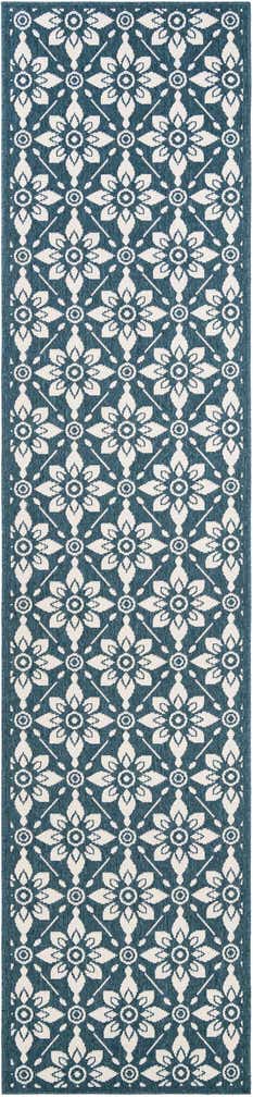 2' 7 x 12' Easy-Clean Trellis Indoor / Outdoor Runner Rug
