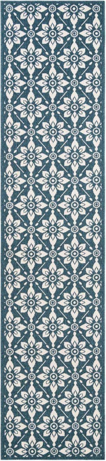 Detail image of 2' 7 x 12' Easy-Clean Trellis Indoor / Outdoor Runner Rug