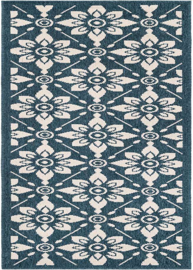 2' x 6' Easy-Clean Trellis Indoor / Outdoor Runner Rug