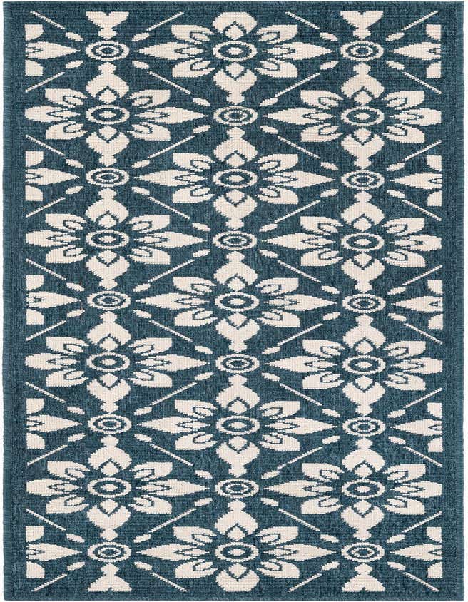 2' x 6' Easy-Clean Trellis Indoor / Outdoor Runner Rug