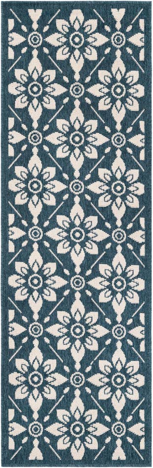 Detail image of 2' x 6' Easy-Clean Trellis Indoor / Outdoor Runner Rug
