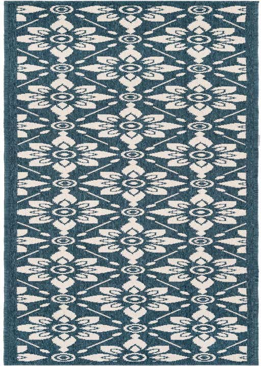 2' x 8' Easy-Clean Trellis Indoor / Outdoor Runner Rug