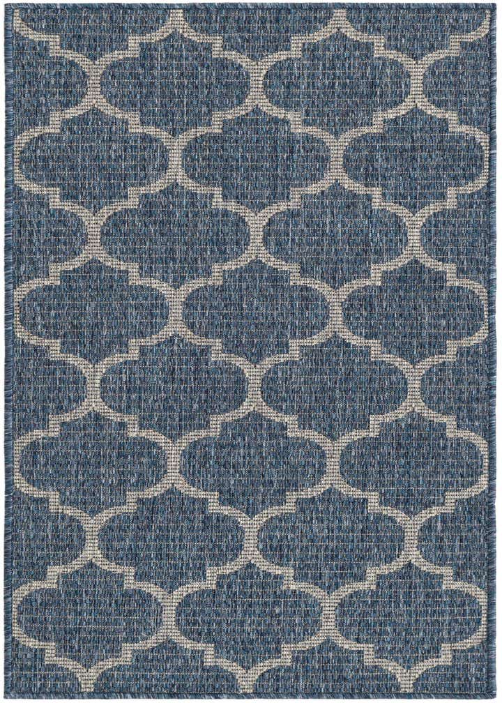 2' x 4' Easy-Clean Trellis Indoor / Outdoor Runner Rug