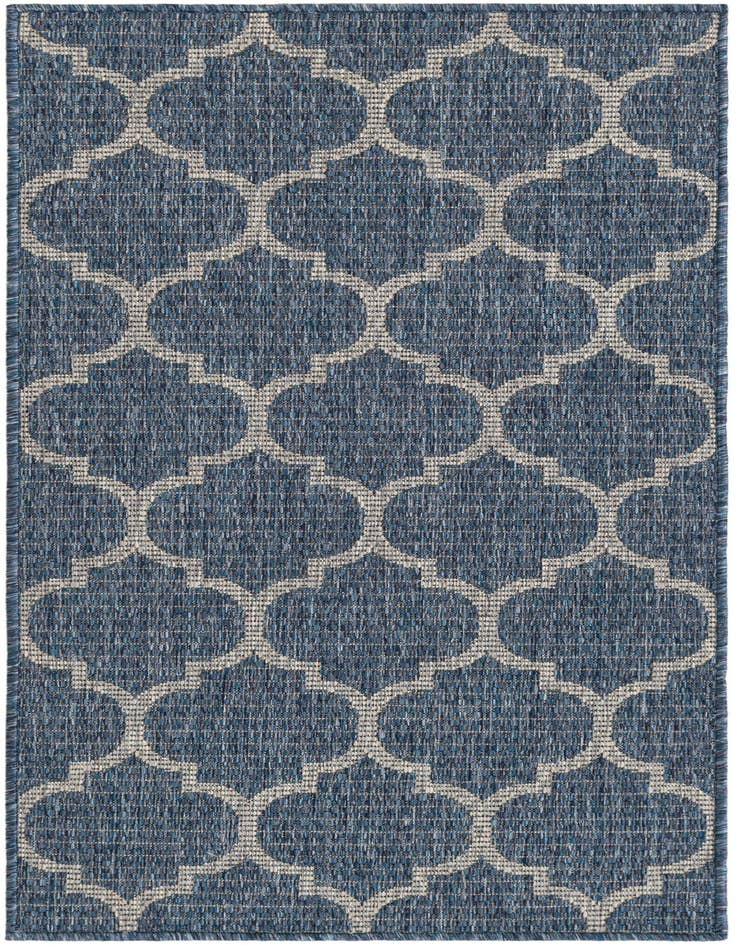Detail image of 2' x 4' Easy-Clean Trellis Indoor / Outdoor Runner Rug