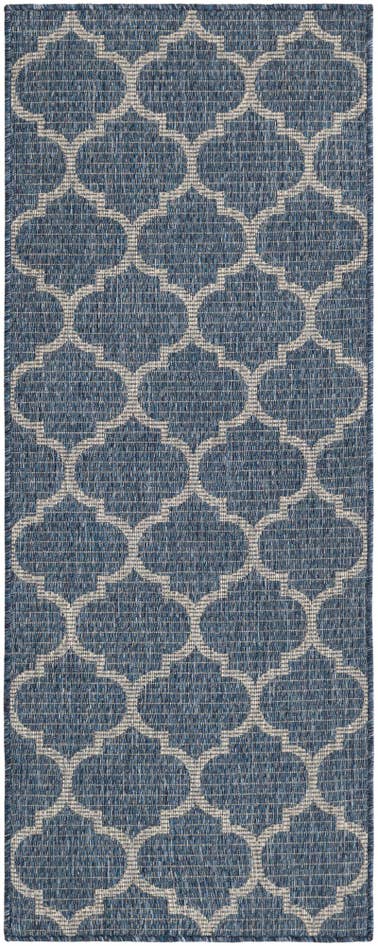 Detail image of 2' x 5' Easy-Clean Trellis Indoor / Outdoor Runner Rug