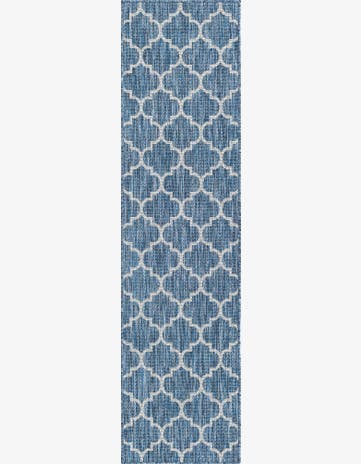 2' x 8' Easy-Clean Trellis Indoor / Outdoor Runner Rug