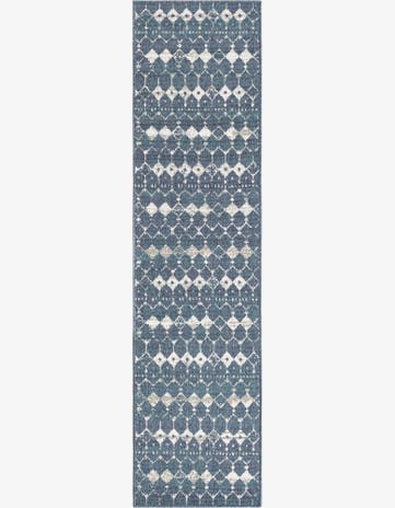 2' x 8' Easy-Clean Trellis Indoor / Outdoor Runner Rug