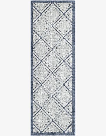 2' x 6' 1 Easy-Clean Trellis Indoor / Outdoor Runner Rug