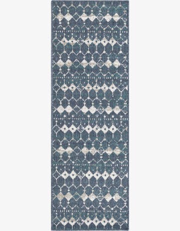 2' x 6' Easy-Clean Trellis Indoor / Outdoor Runner Rug