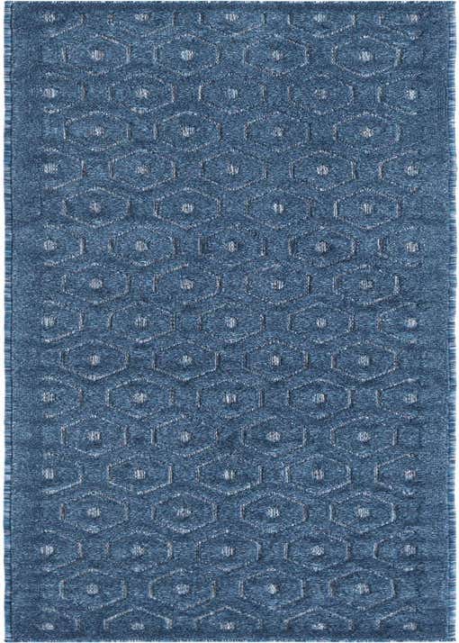 2' x 8' Easy-Clean Trellis Textured Indoor / Outdoor Runner Rug
