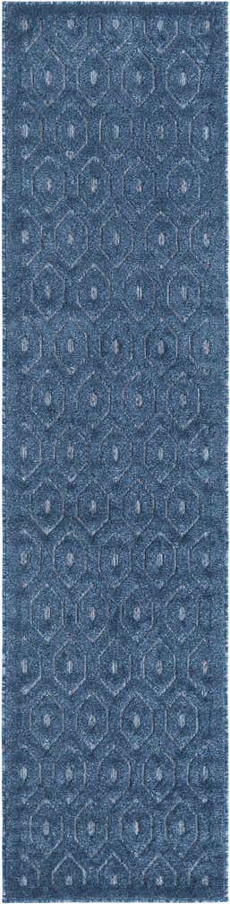 2' x 8' Easy-Clean Trellis Textured Indoor / Outdoor Runner Rug