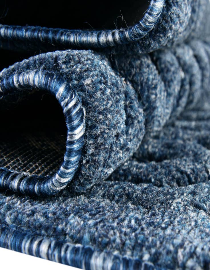 Detail image of 2' x 6'  Washable Trellis Textured Indoor / Outdoor Runner Rug