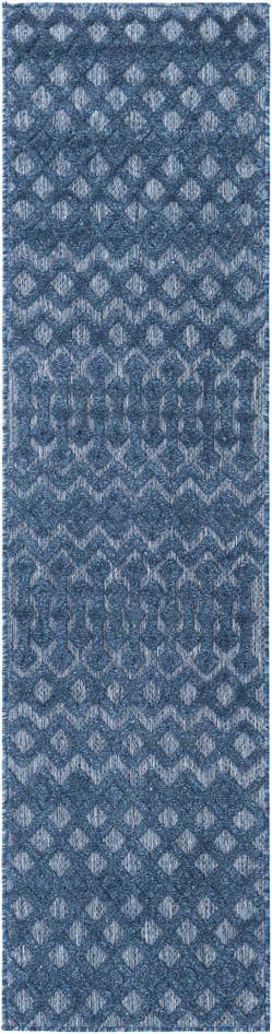 Detail image of 2' x 8' Easy-Clean Trellis Textured Indoor / Outdoor Runner Rug