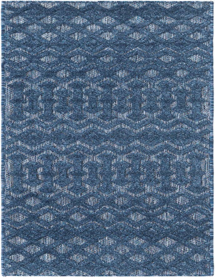 Detail image of 2' x 6' Easy-Clean Trellis Textured Indoor / Outdoor Runner Rug
