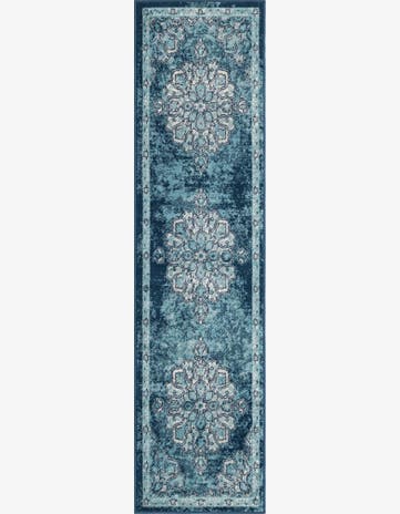 Navy Blue Parker Runner Rug