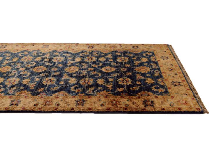 2' 10 x 17' 9 Hand Knotted Pershawar Ziegler Runner Rug