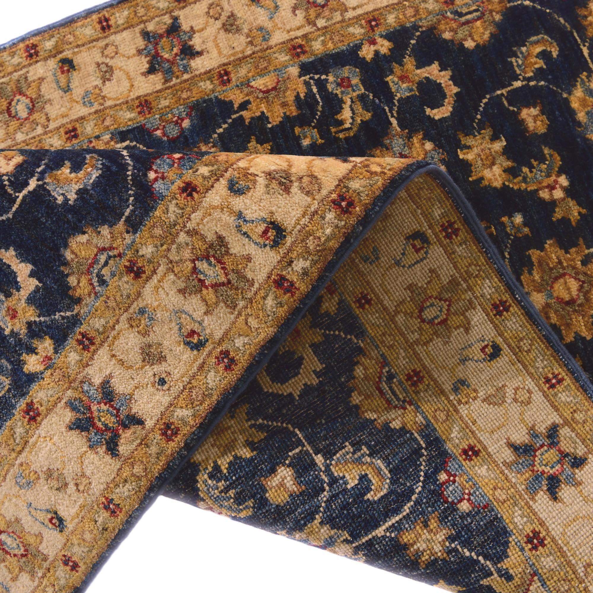 2' 10 x 17' 9 Hand Knotted Pershawar Ziegler Runner Rug