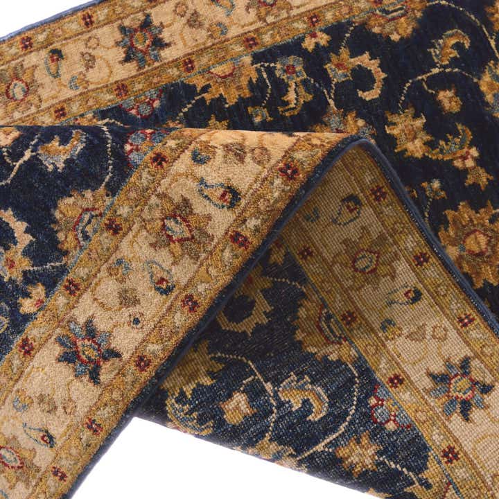 2' 10 x 17' 9 Hand Knotted Pershawar Ziegler Runner Rug