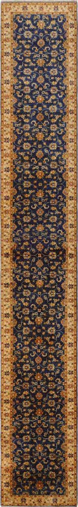 2' 10 x 17' 9 Hand Knotted Pershawar Ziegler Runner Rug