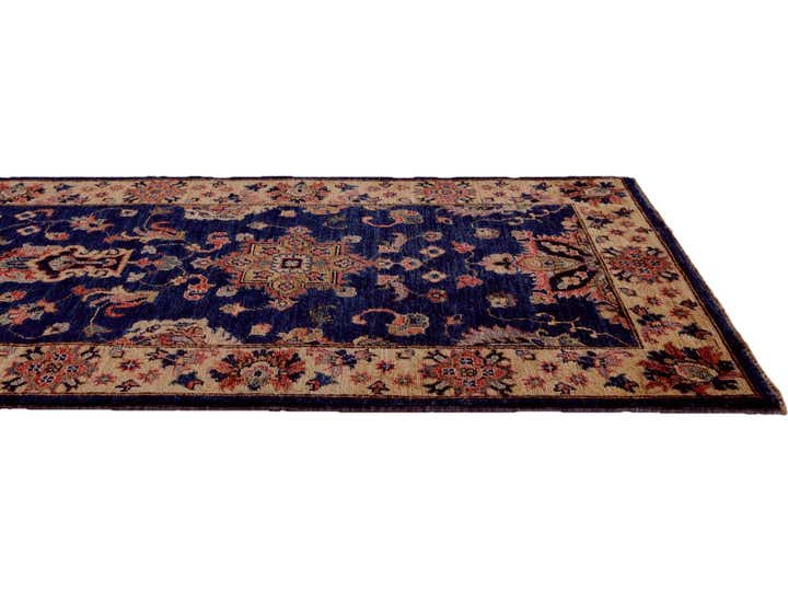 2' 7 x 9' 5 Hand Knotted Peshawar Ziegler Runner Rug