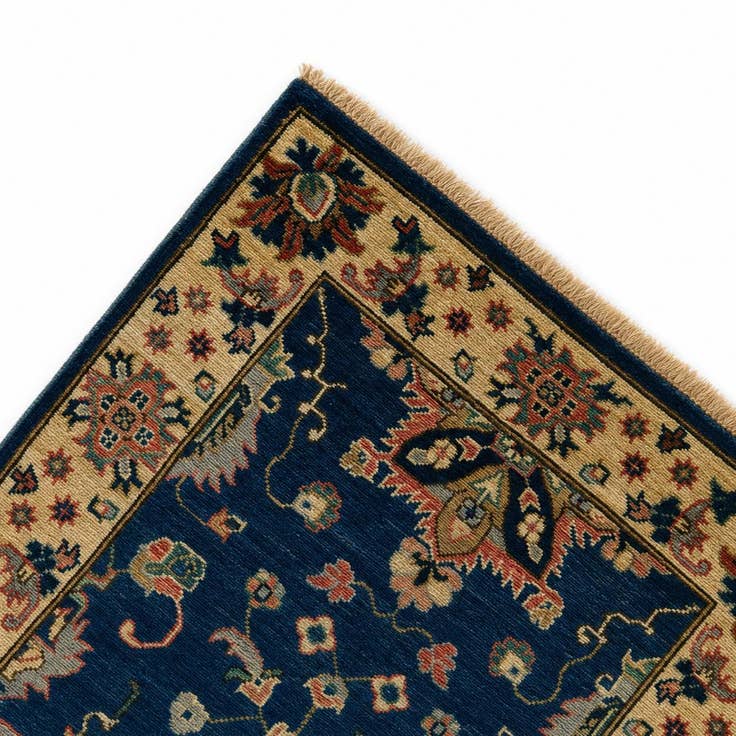 Detail image of 2' 7 x 9' 5 Hand Knotted Peshawar Ziegler Runner Rug