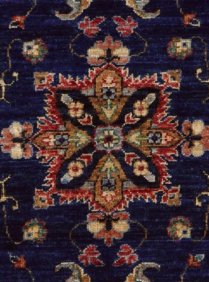 2' 7 x 9' 5 Hand Knotted Peshawar Ziegler Runner Rug