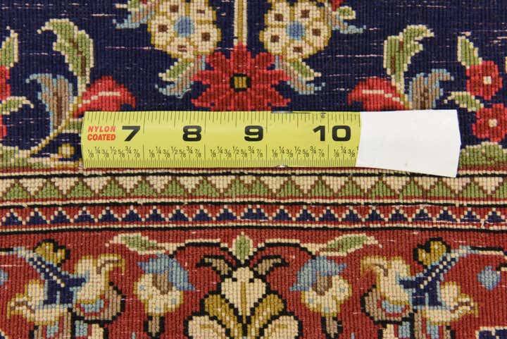 2' 11 x 20' 8 Hand Knotted Qom Persian Runner Rug