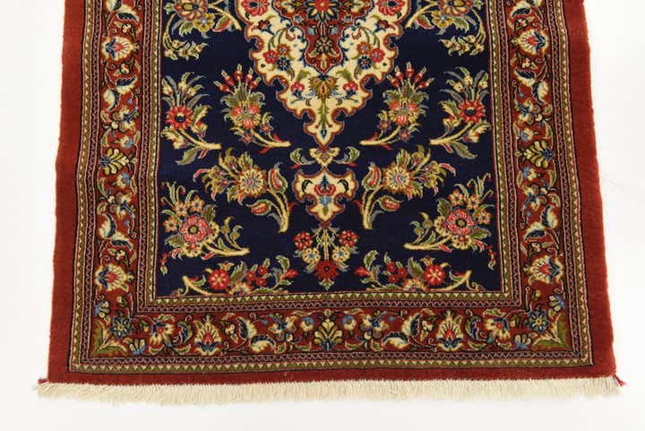 2' 11 x 20' 8 Hand Knotted Qom Persian Runner Rug