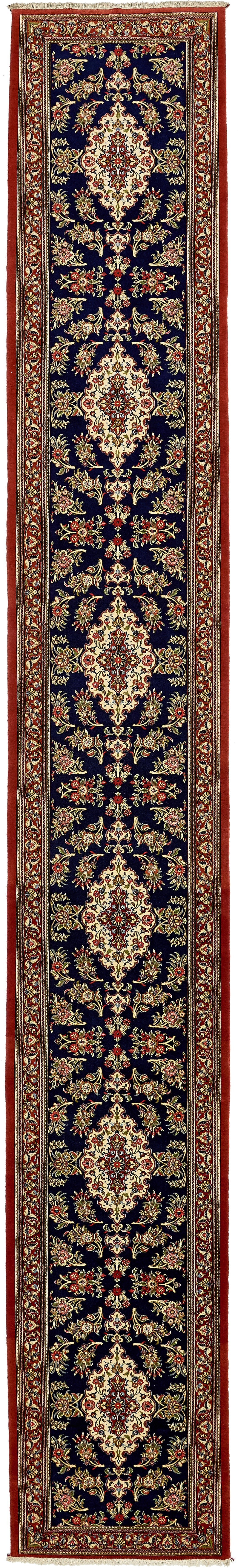 2' 11 x 20' 8 Hand Knotted Qom Persian Runner Rug