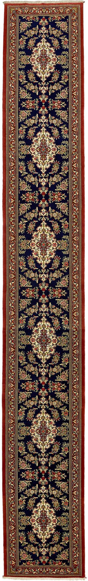 2' 11 x 20' 8 Hand Knotted Qom Persian Runner Rug