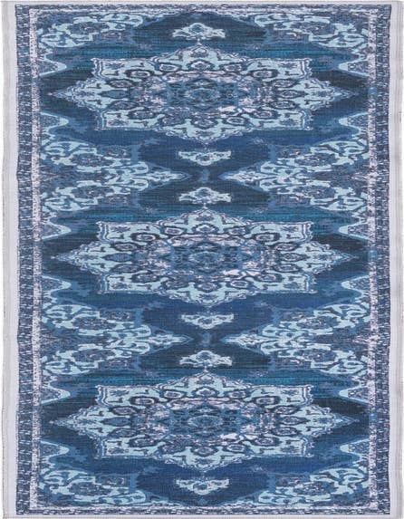 Detail image of 2' 7 x 12' Washable Renaissance Runner Rug