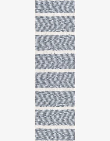 Navy Blue Sabrina Soto Casa Madrid Runner Rug