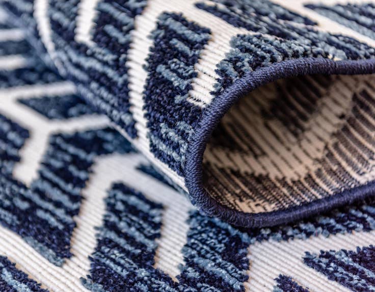 Detail image of 2' x 6' Easy-Clean Sabrina Soto Aston Indoor / Outdoor Runner Rug