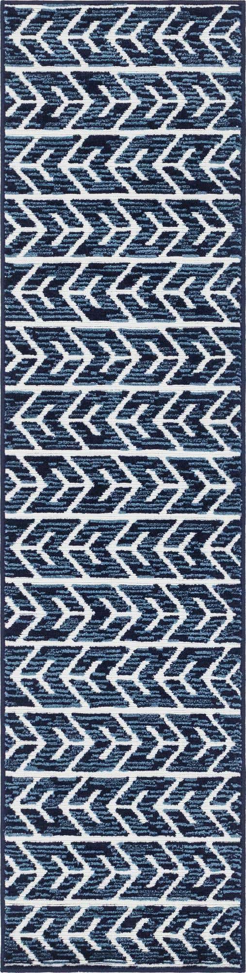 2' 7 x 10' Easy-Clean Sabrina Soto Aston Indoor / Outdoor Runner Rug