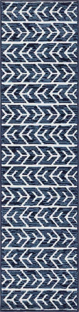 2' 7 x 10' Easy-Clean Sabrina Soto Aston Indoor / Outdoor Runner Rug
