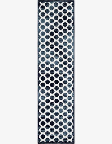 2' 7 x 10' Easy-Clean Sabrina Soto Indoor / Outdoor Runner Rug