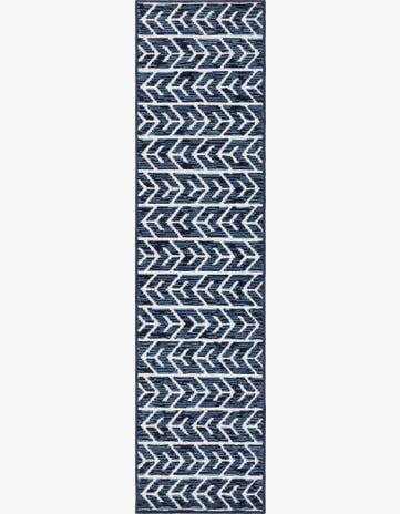 2' 7 x 10' Easy-Clean Sabrina Soto Aston Indoor / Outdoor Runner Rug