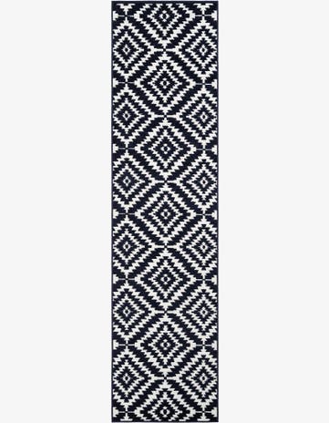 2' 7 x 10' Easy-Clean Sabrina Soto Indoor / Outdoor Runner Rug